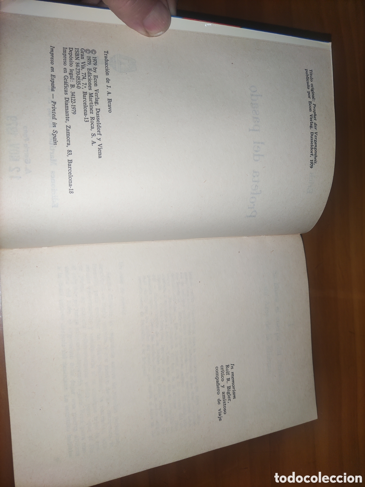 Libros de segunda mano: Profeta del Pasado. - Foto 7