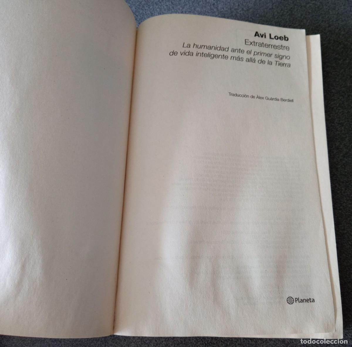 Libros de segunda mano: Extraterrestre Avi Loeb - Foto 4