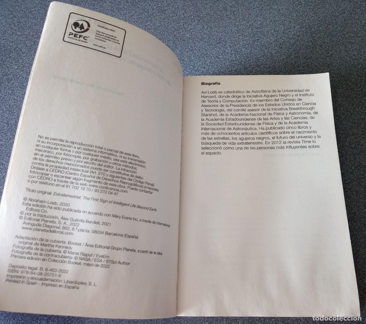 Libros de segunda mano: Extraterrestre Avi Loeb - Foto 5