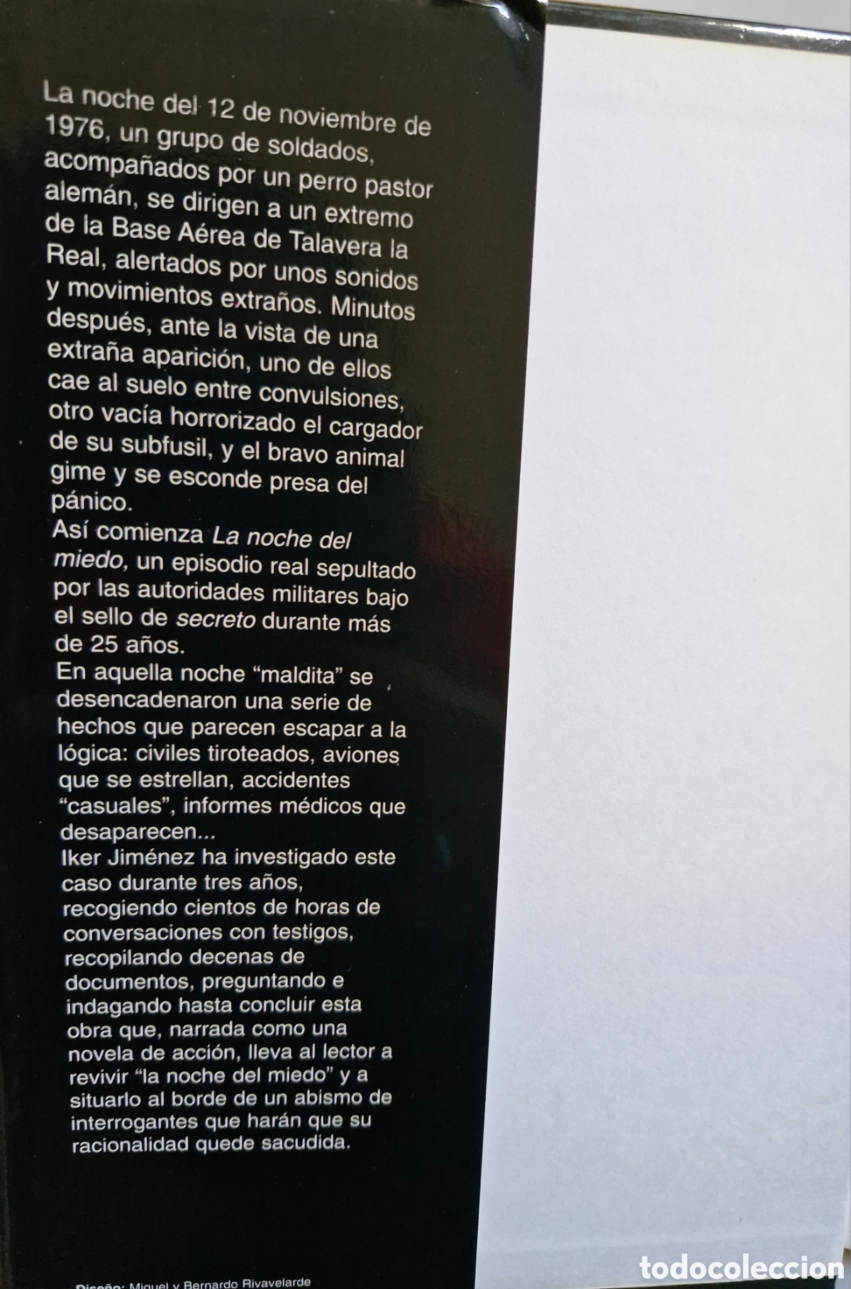 Libros de segunda mano: LA NOCHE DEL MIEDO - Iker Jim&eacute;nez - Foto 2