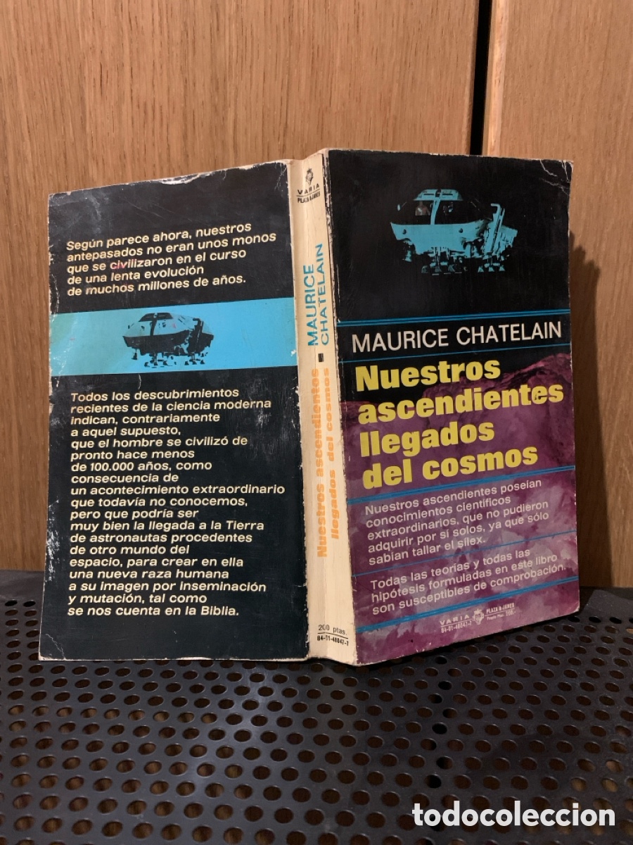 Libros de segunda mano: Nuestros ascendientes llegados del cosmos- MAURICE CHATELAIN - Foto 2