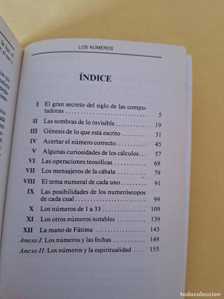 Libros de segunda mano: MICHAEL FOSTER - LOS N&Uacute;MEROS - 1985 - Foto 3