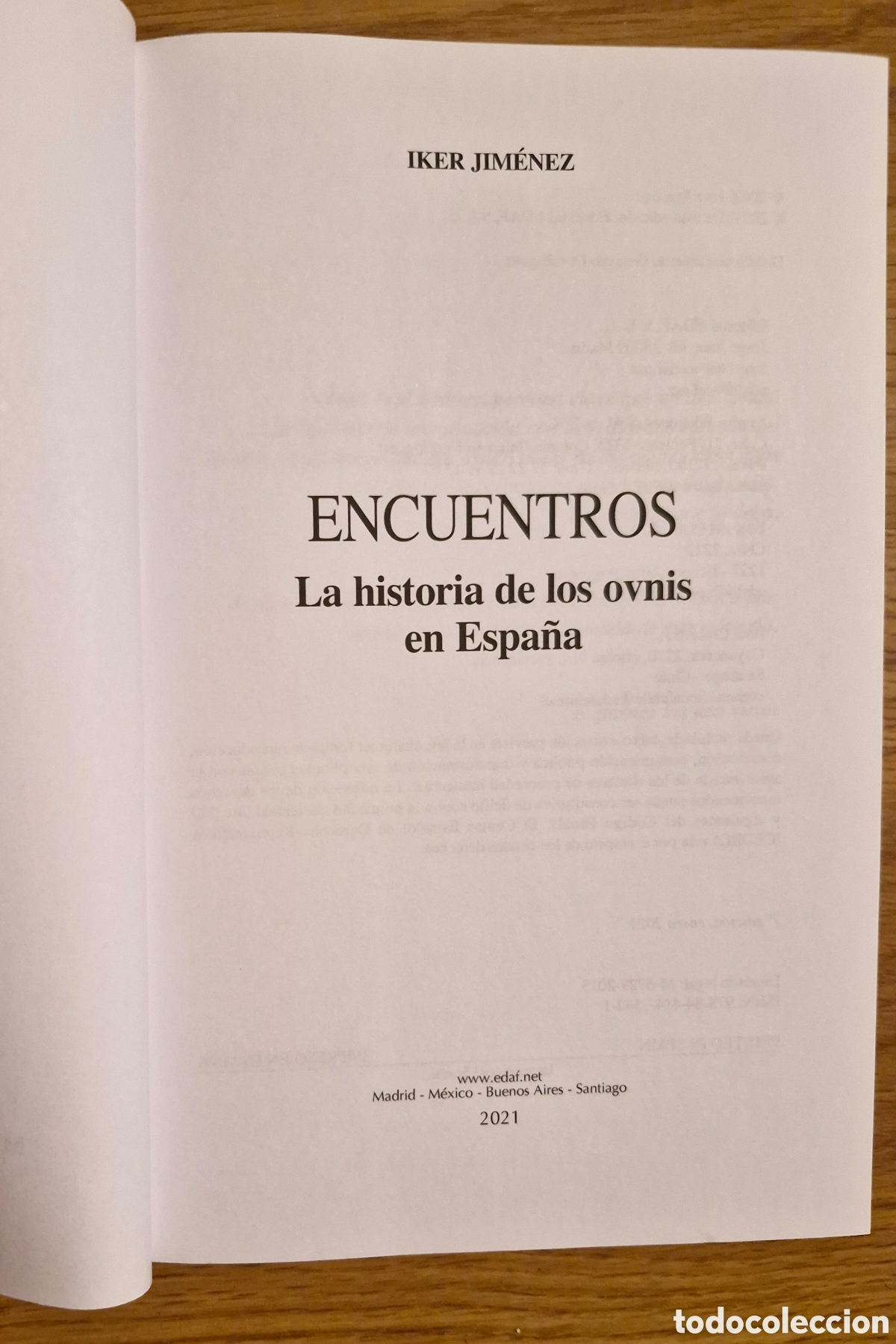 Libros de segunda mano: ENCUENTROS OVNI - Iker Jim&eacute;nez - Foto 3