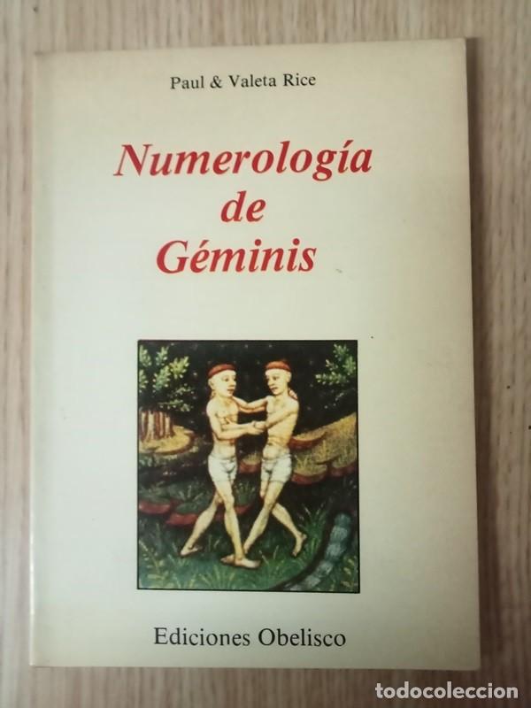 Libros de segunda mano: numerolog&iacute;a de geminis - Foto 1