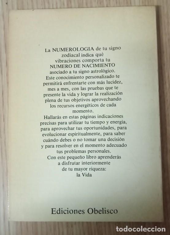 Libros de segunda mano: numerolog&iacute;a de geminis - Foto 2