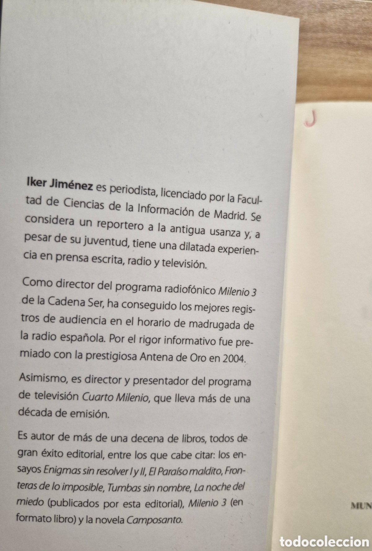 Libros de segunda mano: ENCUENTROS OVNI - Iker Jim&eacute;nez - Foto 2