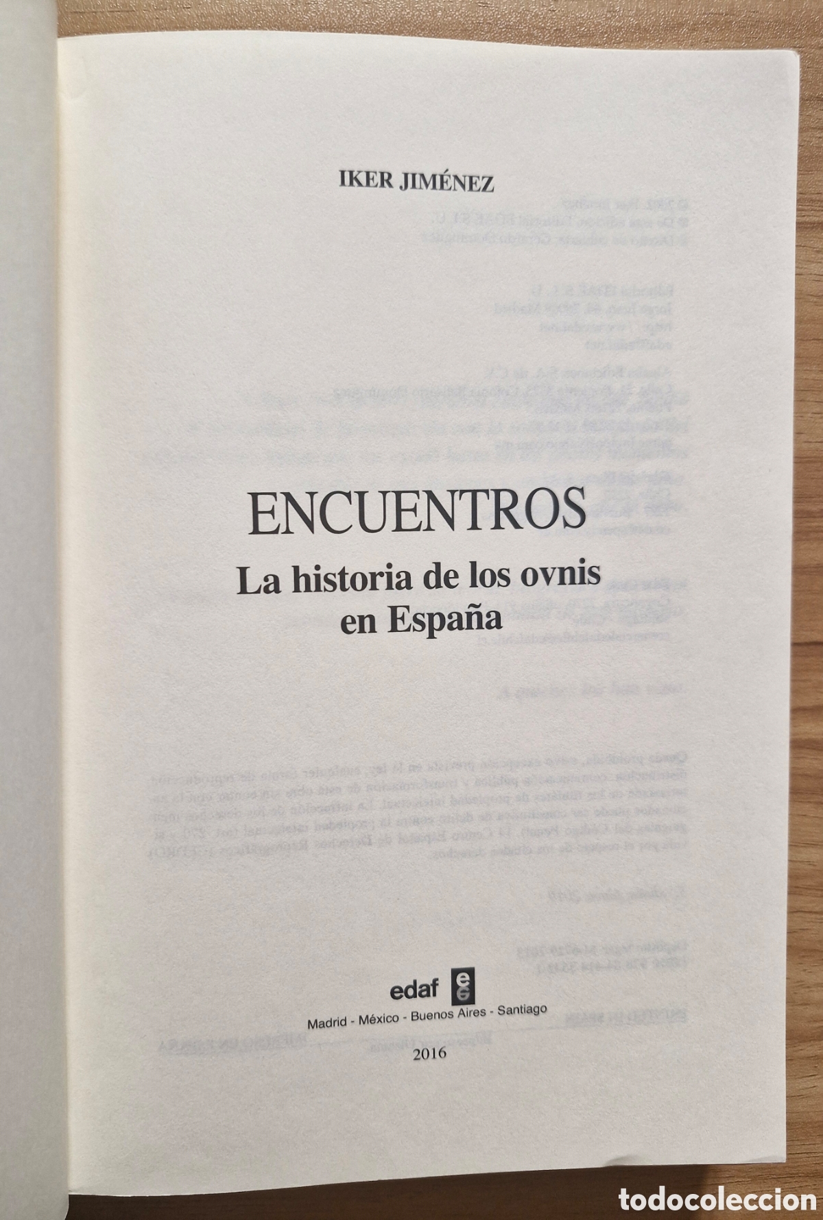 Libros de segunda mano: ENCUENTROS OVNI - Iker Jim&eacute;nez - Foto 3