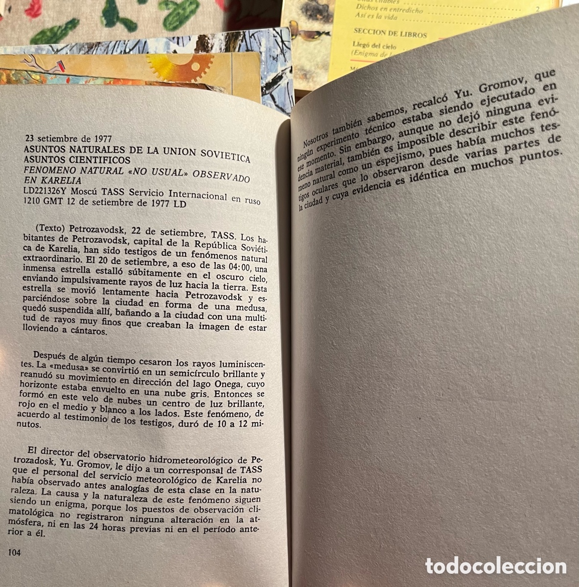 Libros de segunda mano: INFORME de AVISTAMIENTOS - Foto 5