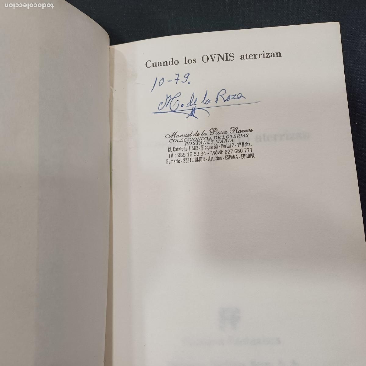 Libros de segunda mano: CUANDO LOS OVNIS ATERRIZAN/HANS HOLDER. - Foto 3