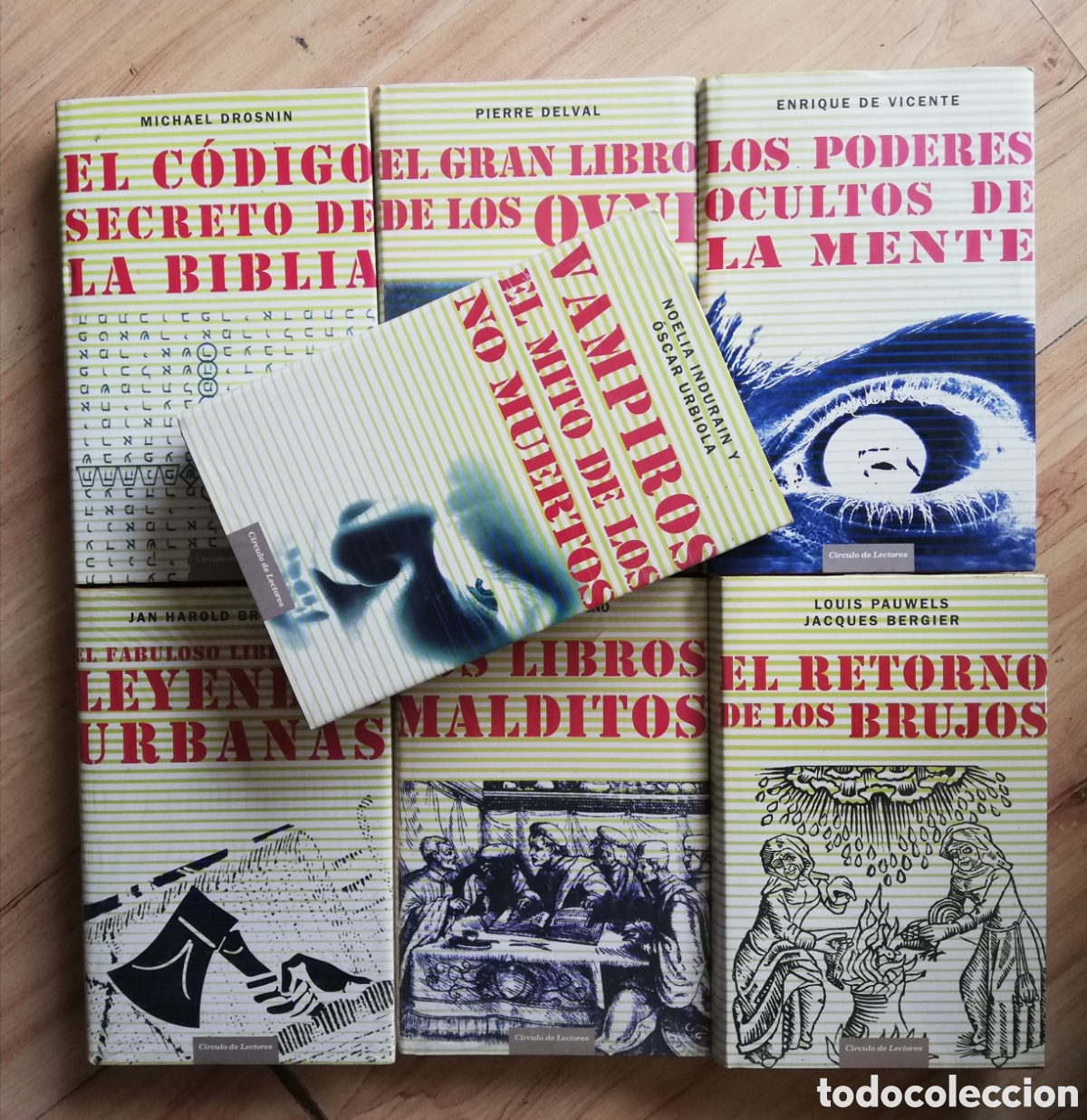 Libros de segunda mano: Colecci&oacute;n C&iacute;rculo de lectores de libros de ufologia, parapsicolog&iacute;a, brujer&iacute;a, mentalismo. 7 Vol.