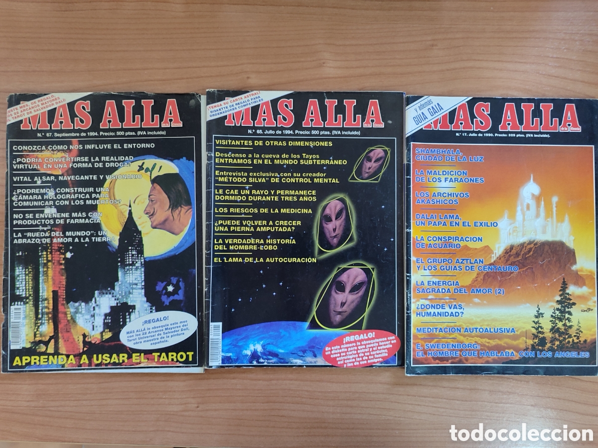 Libros de segunda mano: M&aacute;s all&aacute; Pack 1 Revistas Jim&eacute;nez del Oso OVNIS