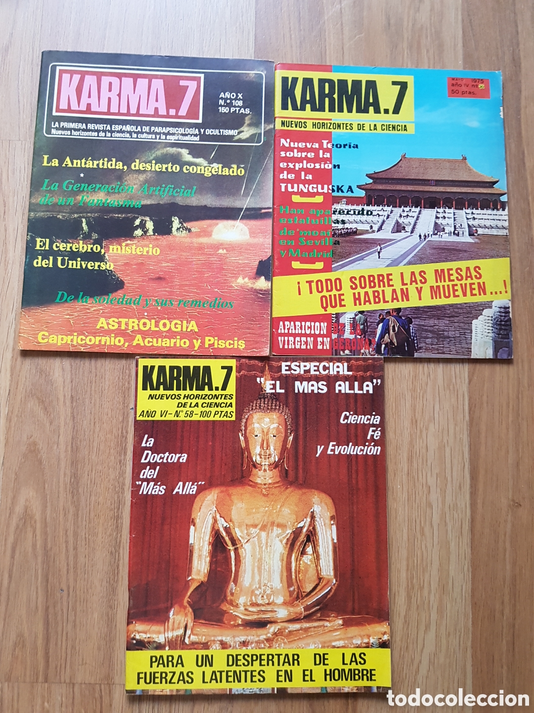 Libros de segunda mano: Pack revistas karma 7. Antartida. Virgen, ciencia