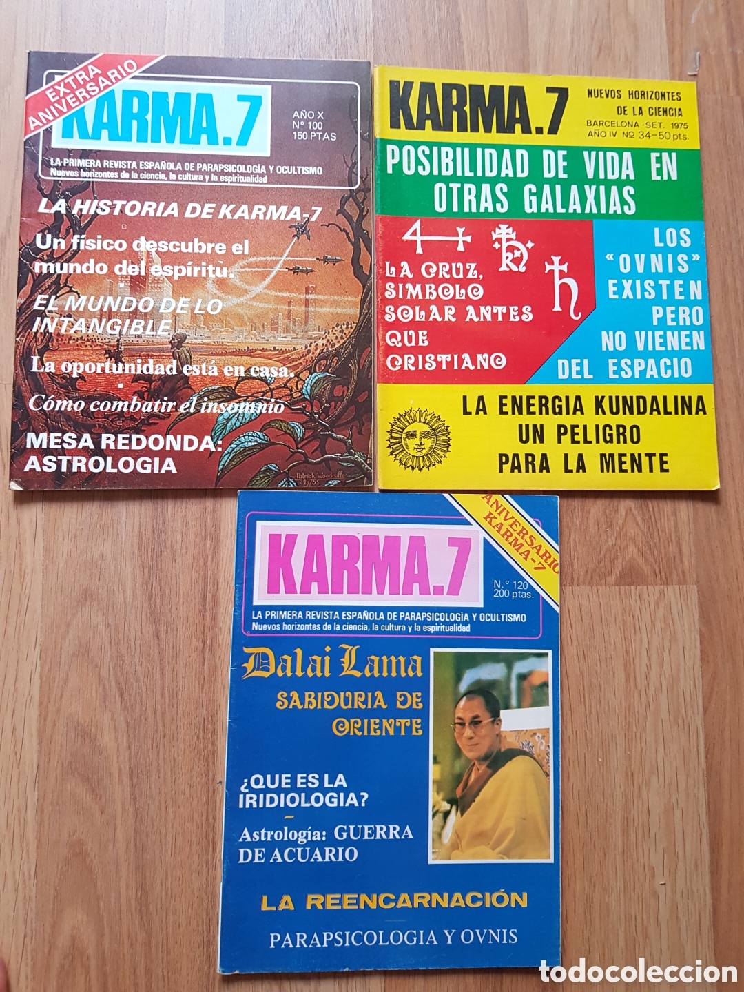 Libros de segunda mano: Pack de revistas karma 7. Reencarnaci&oacute;n, la cruz, ovnis