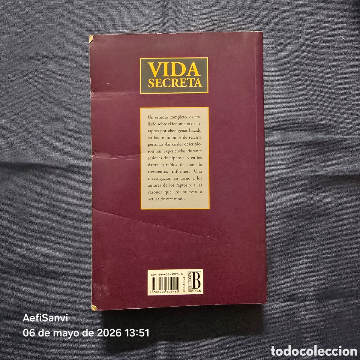 Libros de segunda mano: VIDA SECRETA (DAVID M. JACOBS) (DIVULGACI&Oacute;N) - Foto 2