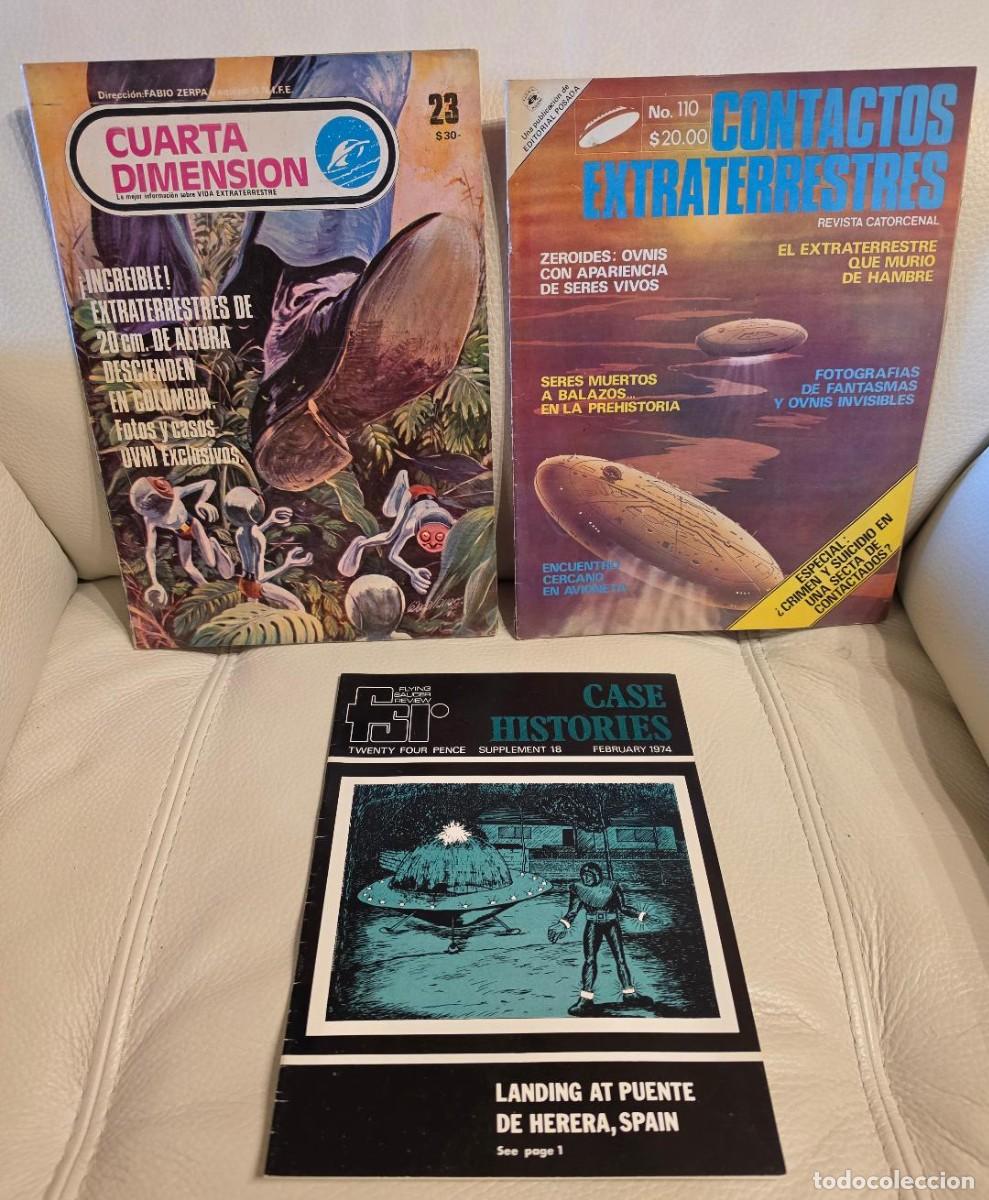 Libros de segunda mano: 3 revistas ufol&oacute;gicas no espa&ntilde;olas - ovnis - extraterrestres