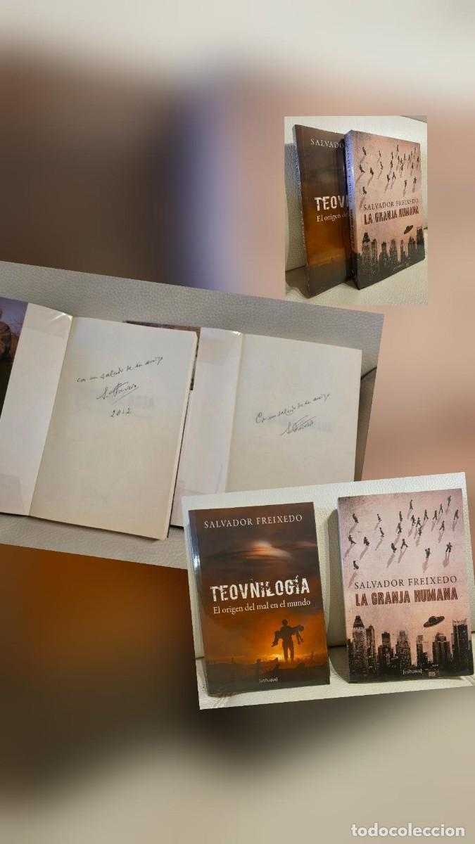 Libros de segunda mano: 2 LIBROS DE SALVADOR FREIXEDO - FIRMADOS - OVNIS - UFOLOG&Iacute;A - EXTRATERRESTRES NUEVOS SIN LEER
