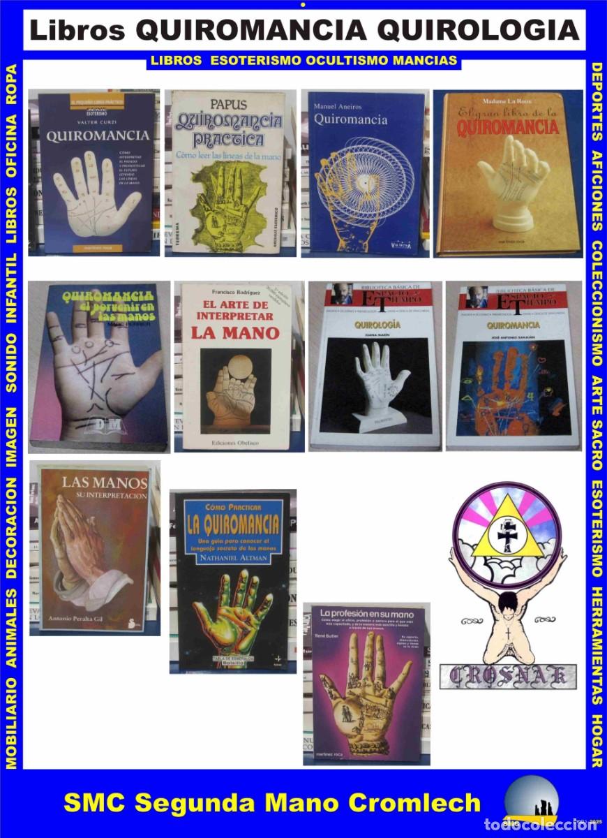 Libros de segunda mano: 11 Libros QUIROMANCIA QUIROLOGIA de la Asesor&iacute;a Esot&eacute;rica CROSNAK