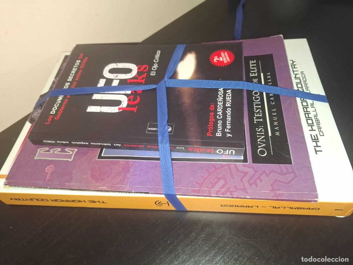 Libros de segunda mano: Pack lote verano Manuel Carballal The Horror Country, UFOleaks, OVNIs Testigos de Elite