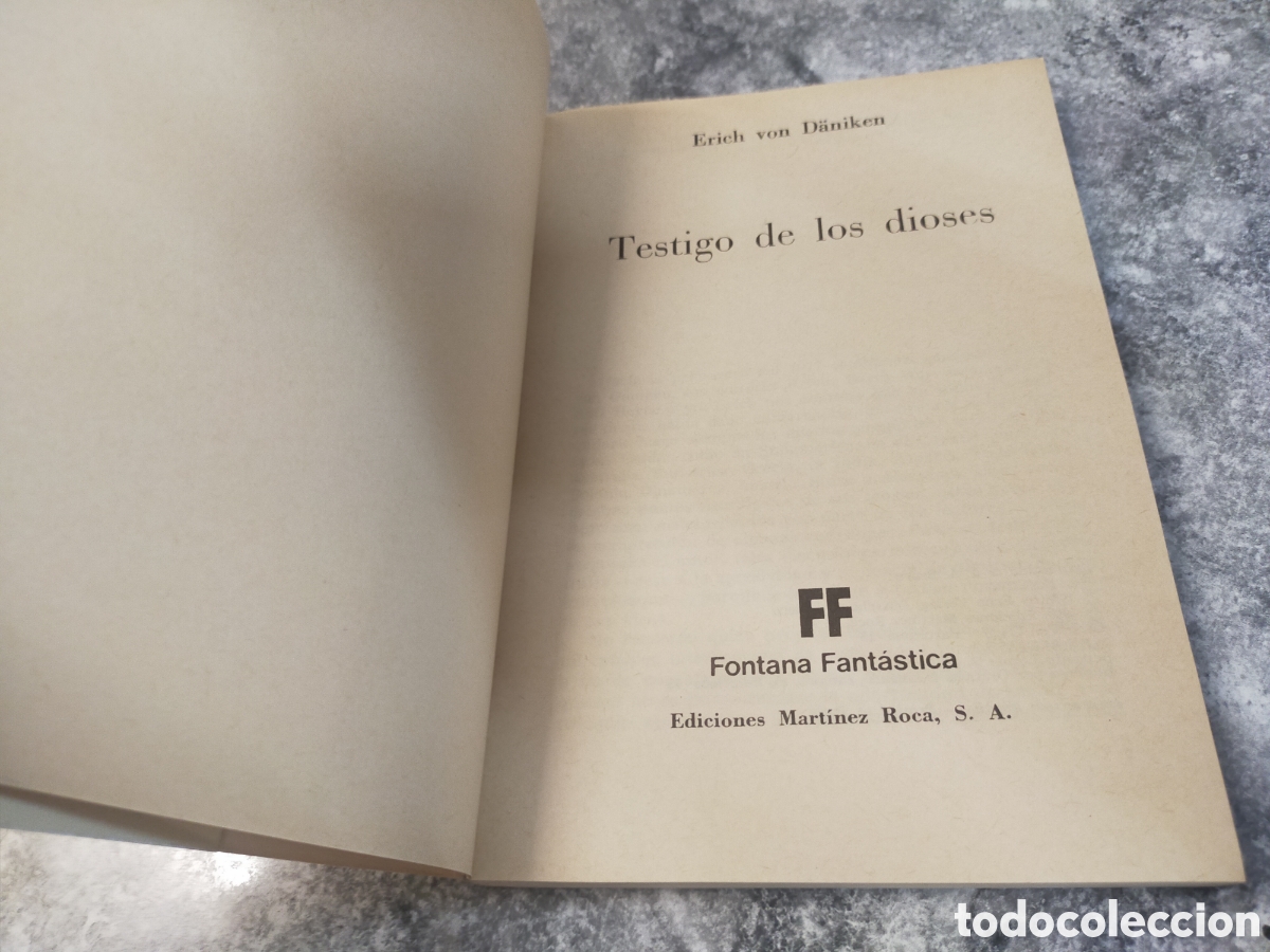 Libros de segunda mano: Libro Testigo de los dioses - Foto 3
