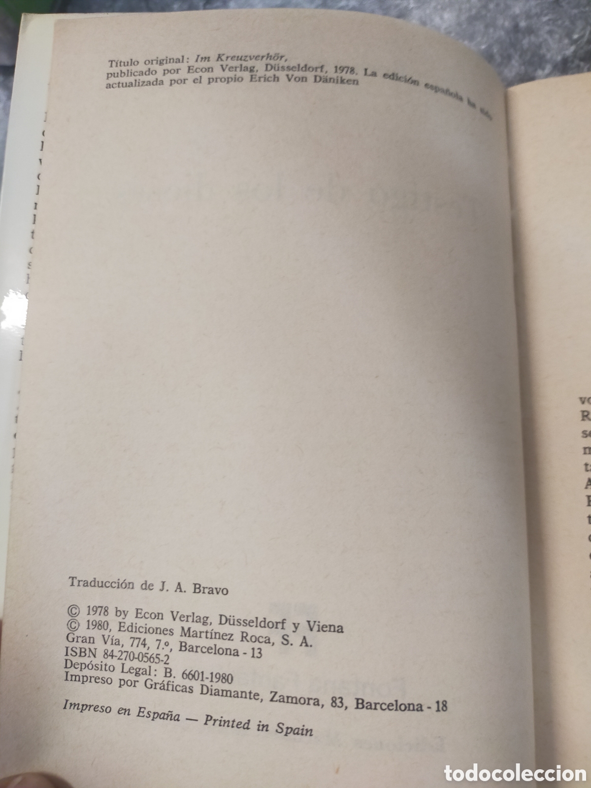 Libros de segunda mano: Libro Testigo de los dioses - Foto 4