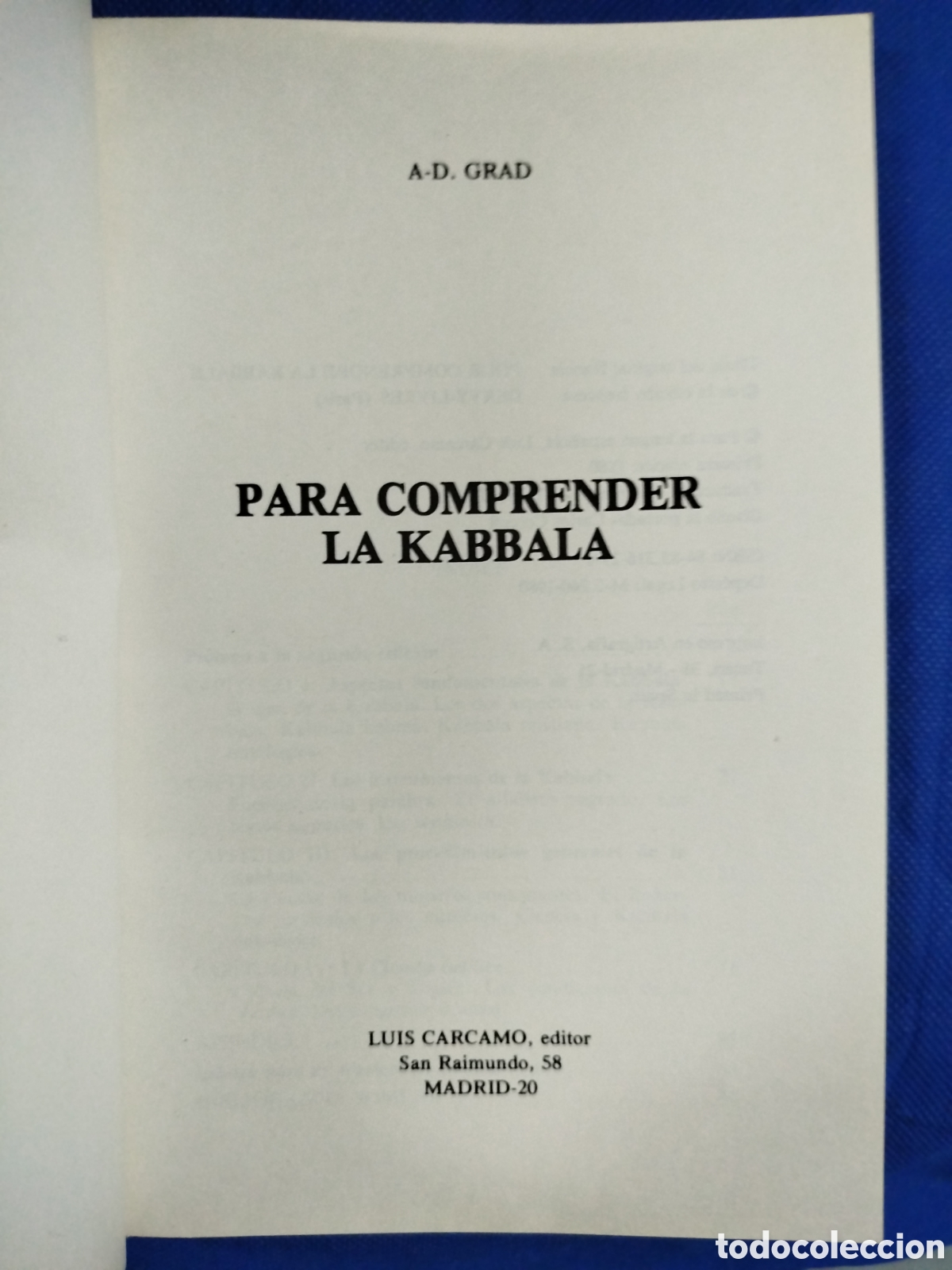 Libros de segunda mano: A. D. Grad, Para comprender la Kabbala - Foto 2