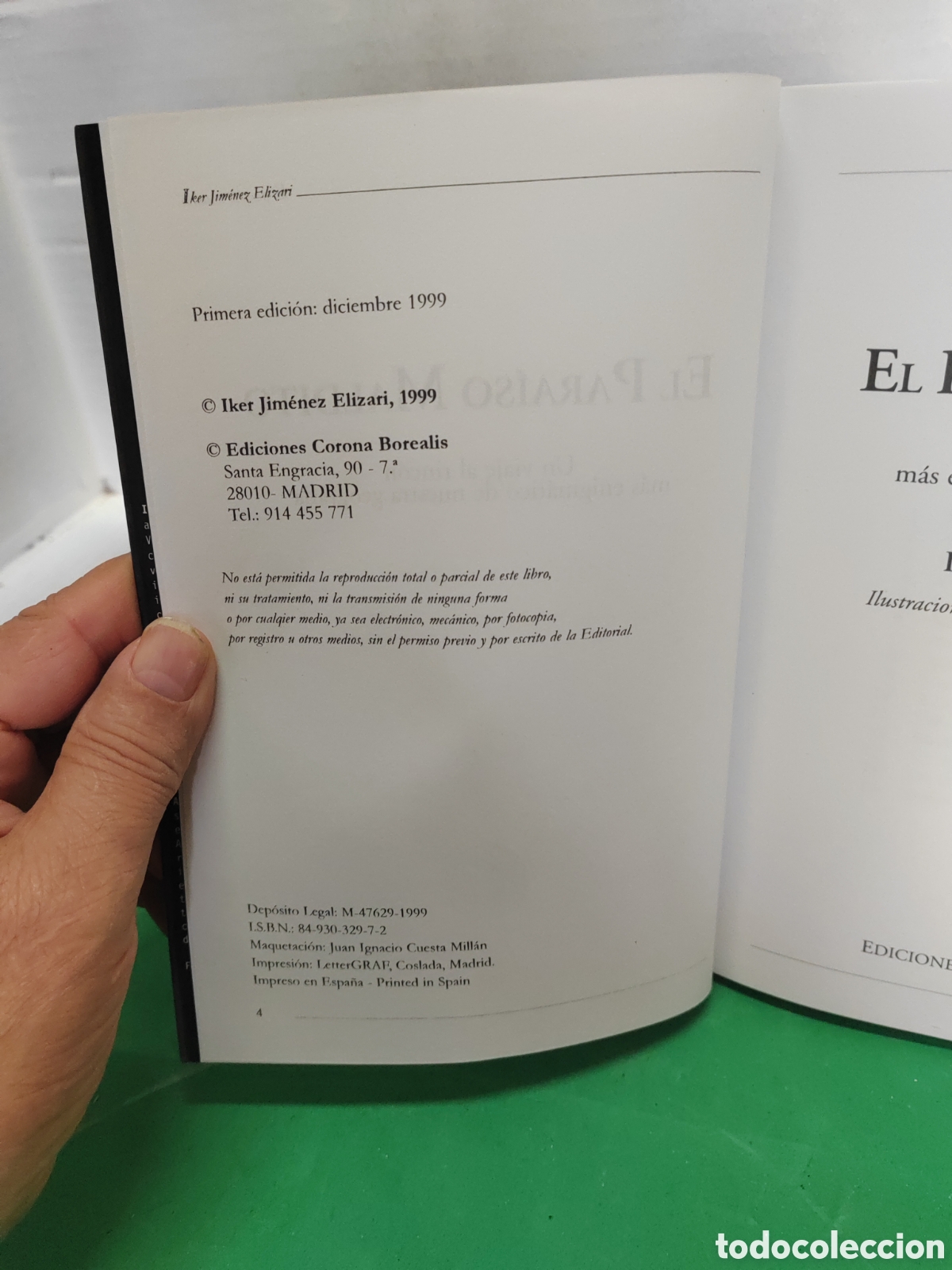 Libros de segunda mano: El para&iacute;so maldito 1&deg;edicion. - Foto 4