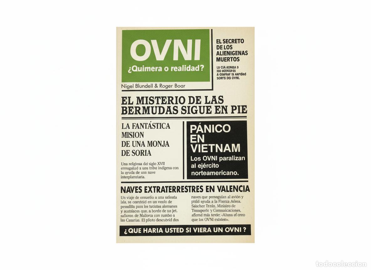 Libros de segunda mano: Libro &rdquo;Ovni Quimera o realidad&rdquo; Tapa dura