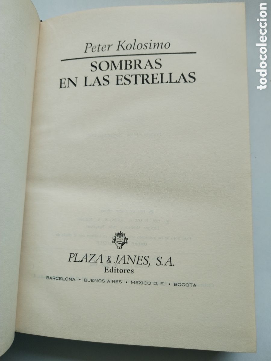 Libros de segunda mano: SOMBRAS EN LAS ESTRELLAS/PETER KOLOSIMO - Foto 2