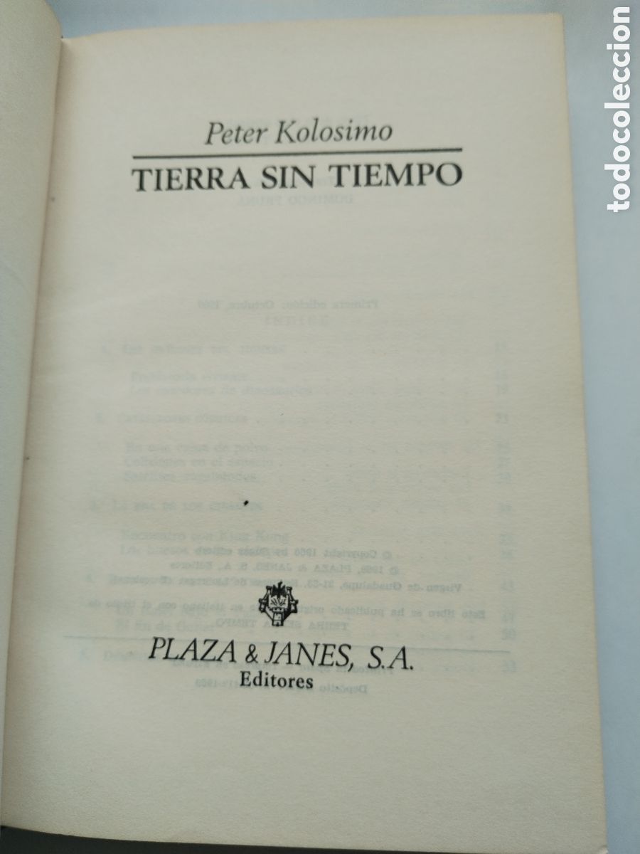 Libros de segunda mano: TIERRA SIN TIEMPO/PETER KOLOSIMO - Foto 2