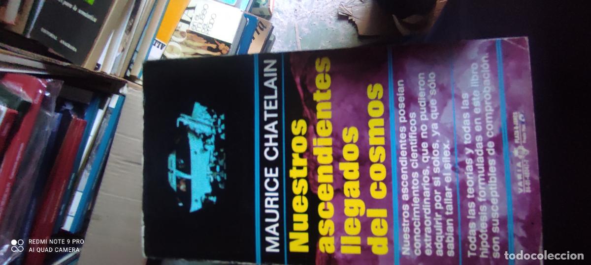 Libros de segunda mano: NUESTROS ASCENDIENTES LLEGADOS DEL COSMOS. Maurice Chatelain. OVNI Misterio Astroarqueolog&iacute;a Aliens