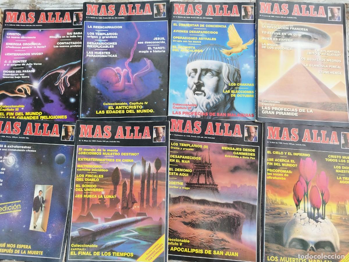 Libros de segunda mano: lote de 8 revistas m&aacute;s all&aacute; a&ntilde;o 1989