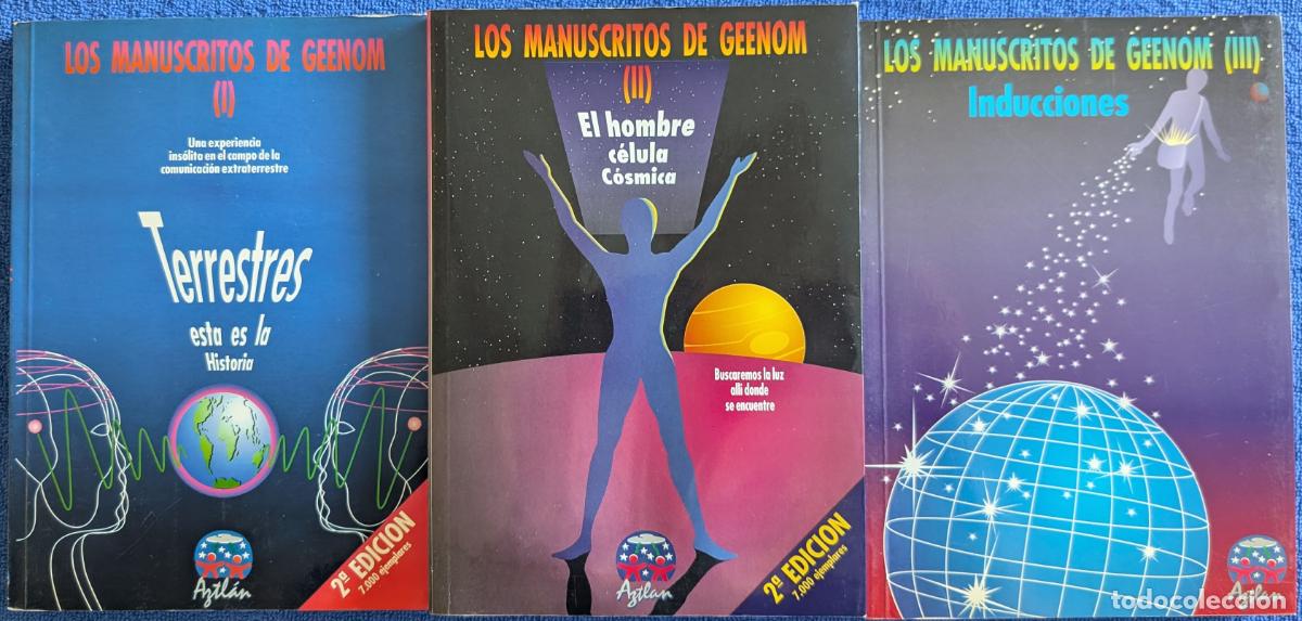 Libros de segunda mano: Los manuscritos de Geenom - Tomos I, II y III - Grupo Aztl&aacute;n - Proyecto Aridane (1993)