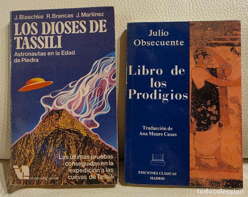 Libros de segunda mano: 2 Incunables del Misterio - Los Dioses de Tassili y Libro de los Prodigios - Ufolog&iacute;a - Ovnis