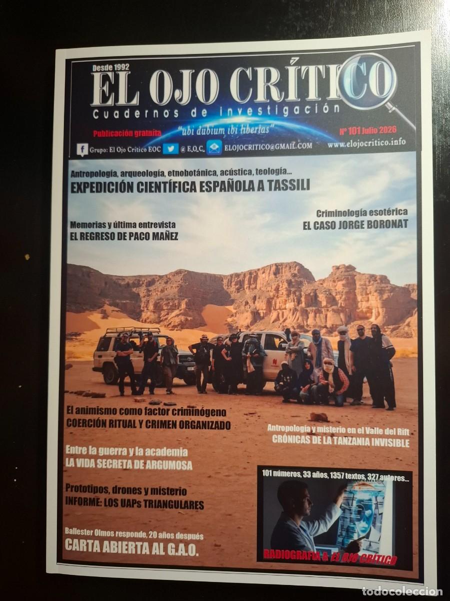 Libros de segunda mano: El Ojo Cr&iacute;tico n&ordm; 101 Especial Tassili Manuel Carballal, J. A. Caravaca, David Cuevas, Adriana Estop