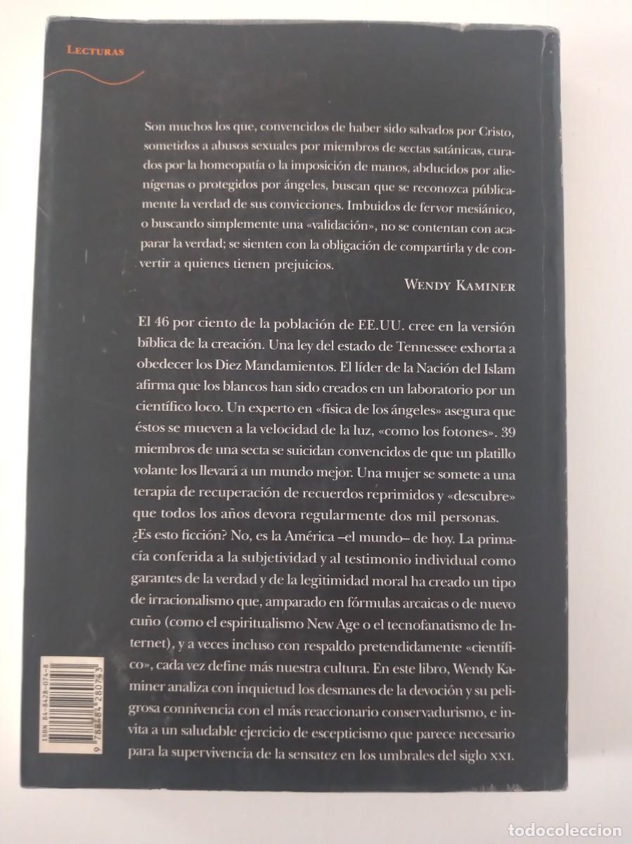 Libros de segunda mano: DURMIENDO CON EXTRATERRESTRES. WENDY KAMINER - Foto 2