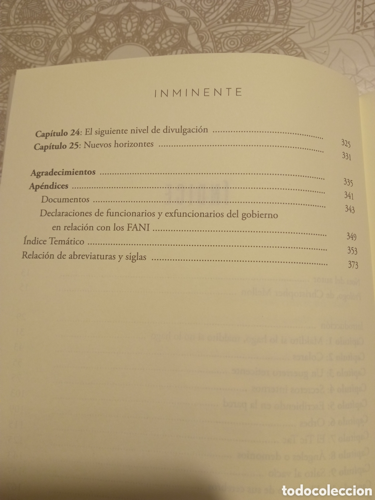 Libros de segunda mano: Inminente / Luis Elizondo - Foto 7