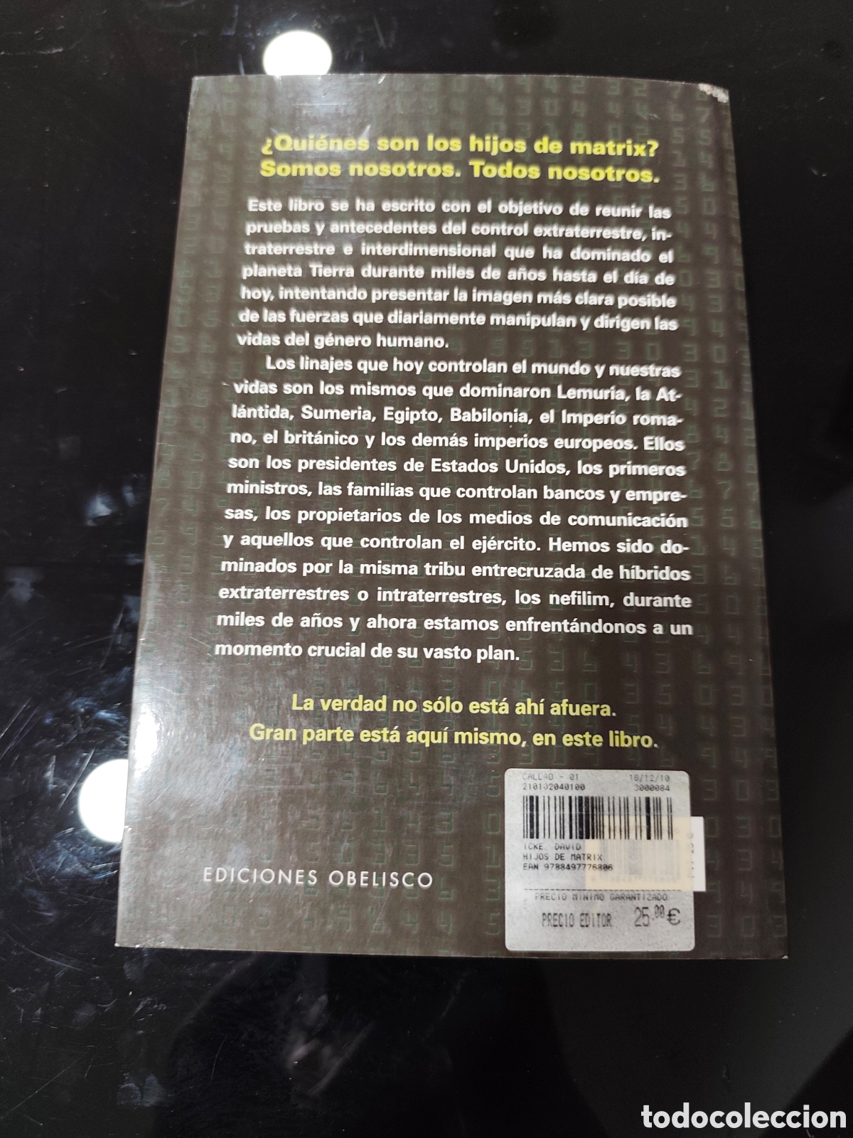 Libros de segunda mano: Hijos de Matrix. David Icke - Foto 2