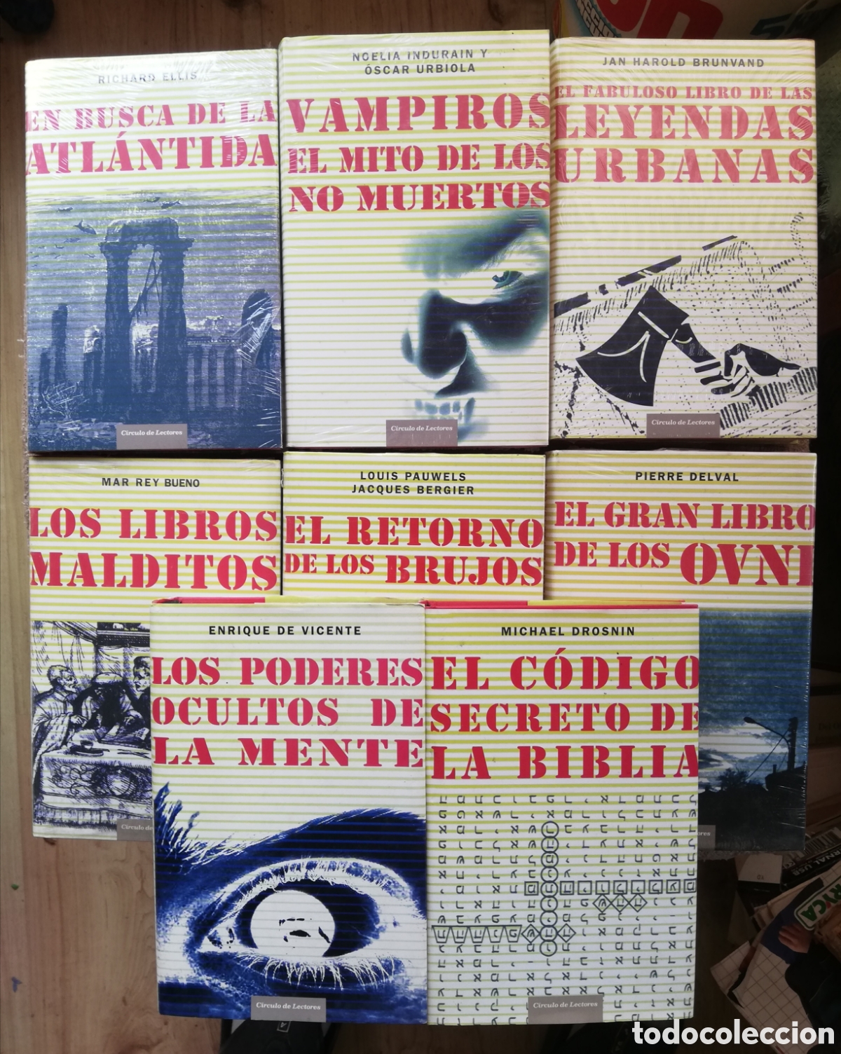 Libros de segunda mano: Colecci&oacute;n C&iacute;rculo de lectores de libros de ufologia, parapsicolog&iacute;a, brujer&iacute;a, mentalismo. 8 Vol.