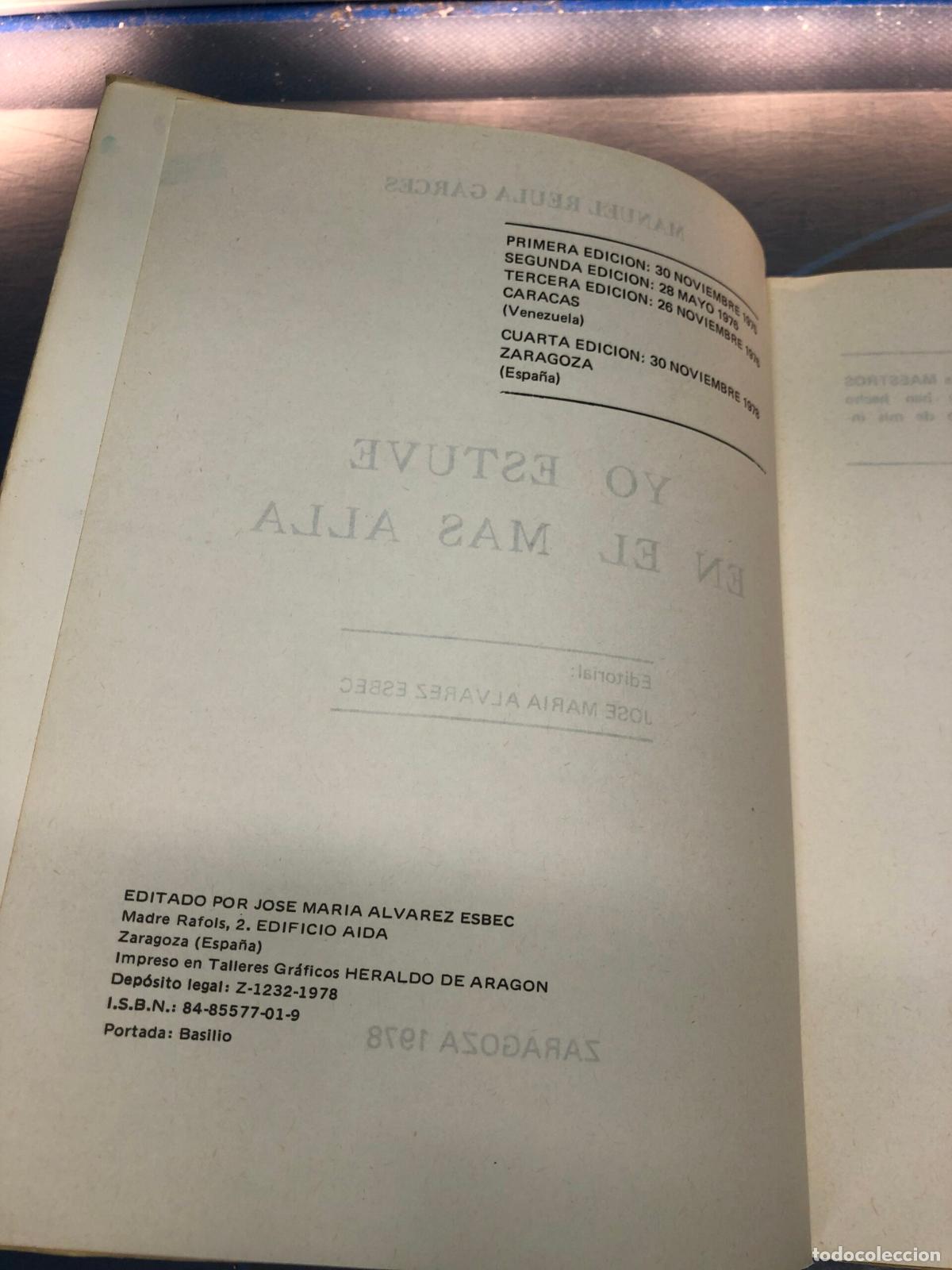 Libros de segunda mano: Yo Estuve En El Mas Alla, Manuel Reula Garces - Foto 5