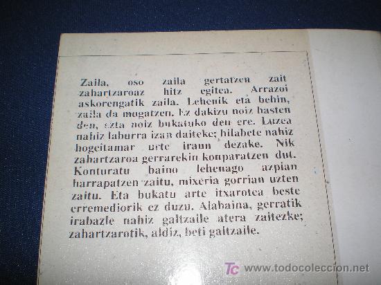 Libros de segunda mano: ATZEKOZ AURERRA - X. MONASTERIO - EN EUSKERA - Foto 4