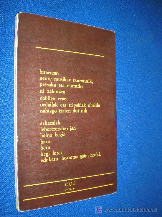 Libros de segunda mano: ZERNAHI BATEZ - MARTIN TEJERIA - EREIN 1980 - EN EUSKERA - Foto 2