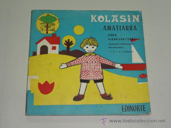 Libros de segunda mano: KOLASIN AMATIARRA - XABIER MENDIGURENEK - LIBRO DE TEXTO EN EUSKERA - Foto 1
