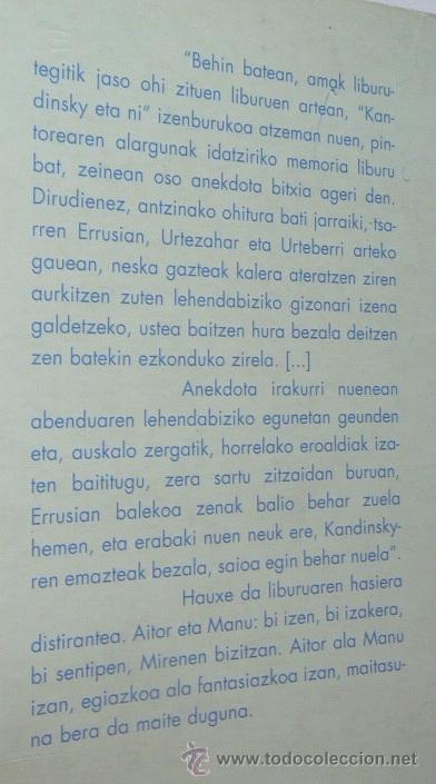Libros de segunda mano: Kandinskyren tradizioa - Ram&oacute;n Saizarbitoria (Erein, 2006) - Foto 2