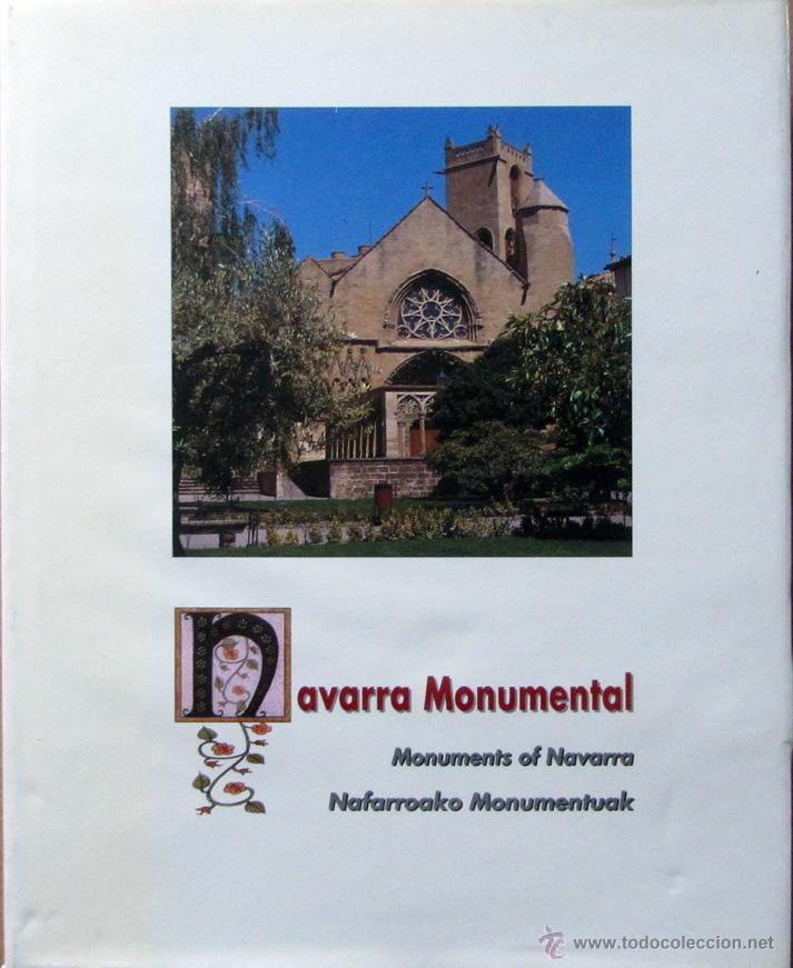 Libros de segunda mano: NAVARRA MONUMENTAL EN ESPA&Ntilde;OL, INGLES, EUSKERA - Foto 1