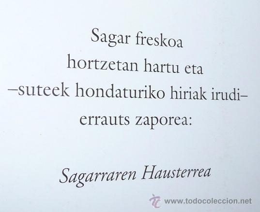 Libros de segunda mano: Sagarraren hausterrea - Jon Iriberri (Erein, 1994) - Foto 2
