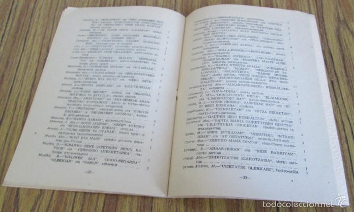 Libros de segunda mano: Permanencia del Vascuence y progreso de la literatura vasca 1955 - Foto 4