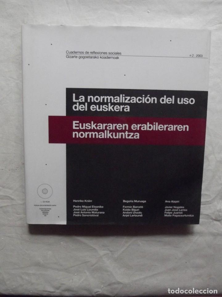 Libros de segunda mano: LA NORMALIZACION DEL USO DEL EUSKERA - Foto 1
