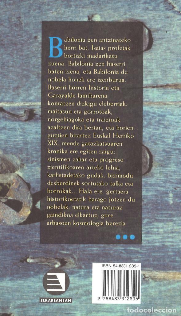 Libros de segunda mano: Babilonia. Joan Mari Irigoien. Elkarlanean. 2001. En euskera - Foto 2