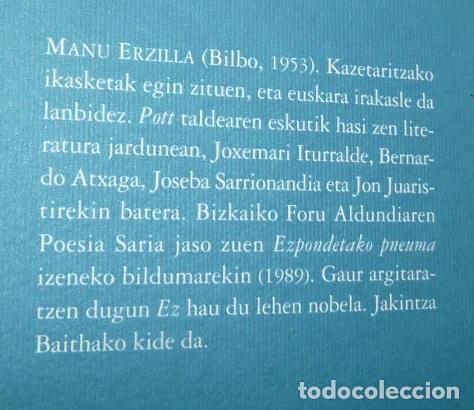 Libros de segunda mano: Ez - Manu Erzilla (Alberdania, 1999) - Foto 2