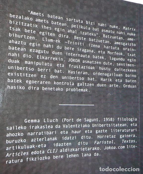 Libros de segunda mano: Jokoa.com - Gemma Lluch (Perzebal saila 3, Erein, 2002) - Foto 2